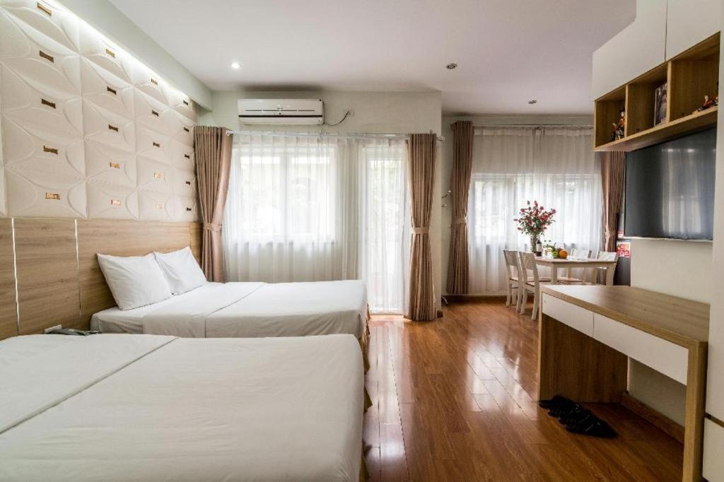 New Apart Hotel Hanoi Exteriör bild