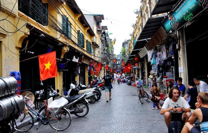 New Apart Hotel Hanoi Exteriör bild